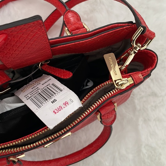 NWT Michael Kors Kellen satchel color: Mandarin - Picture 6 of 7